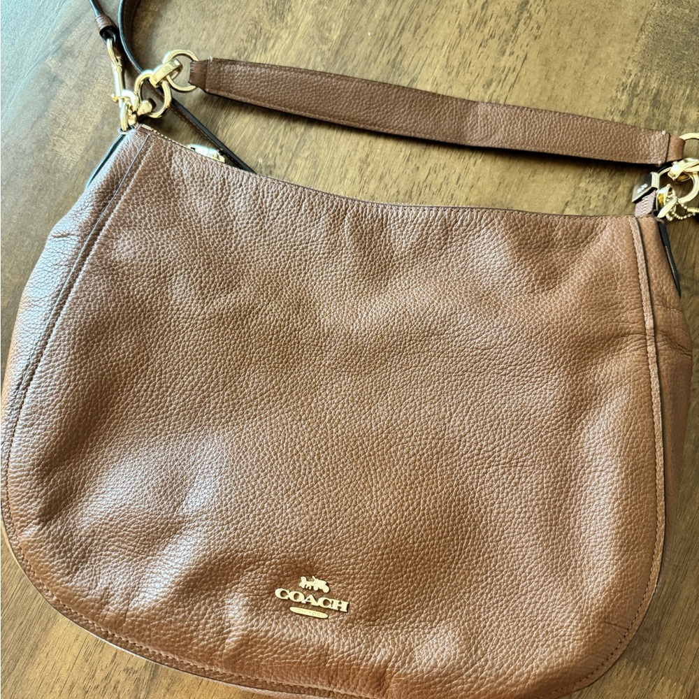 Coach Brown Leather Shoulder Bag